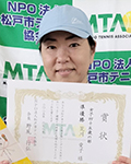 女子45歳準優勝・荒川　愛子